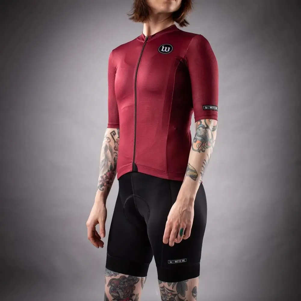 suits Wattie ink велосипедные костюмы Женская одежда короткий рукав велосипедный Джерси рубашки maillot blusas mujer de moda roupa ciclismo feminina - Цвет: suits