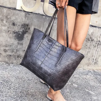 

1PCS New Fashion Simple Stone Pattern Leisure Baitao Large Capacity Single Shoulder Women Bag