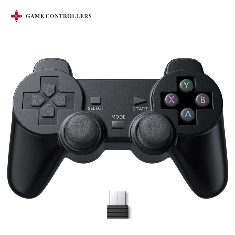 2.4GHZ Controller Gamepad Wireless Joystick Joypad For PSP/N64/PS1 ​Video Game Console For Super Console X Pro/ PC /TV Box 