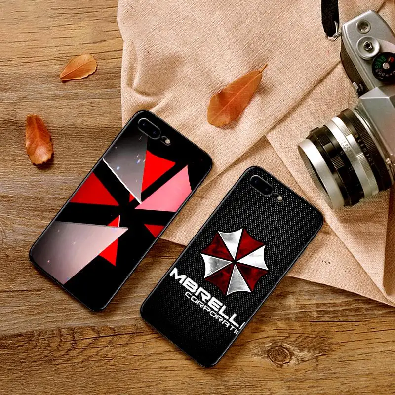 Чехлы для iPhone XR XS Max X 6 6S 7 8 Plus Мягкий IMD чехол телефона с зонтиком|Чехлы-накладки| |