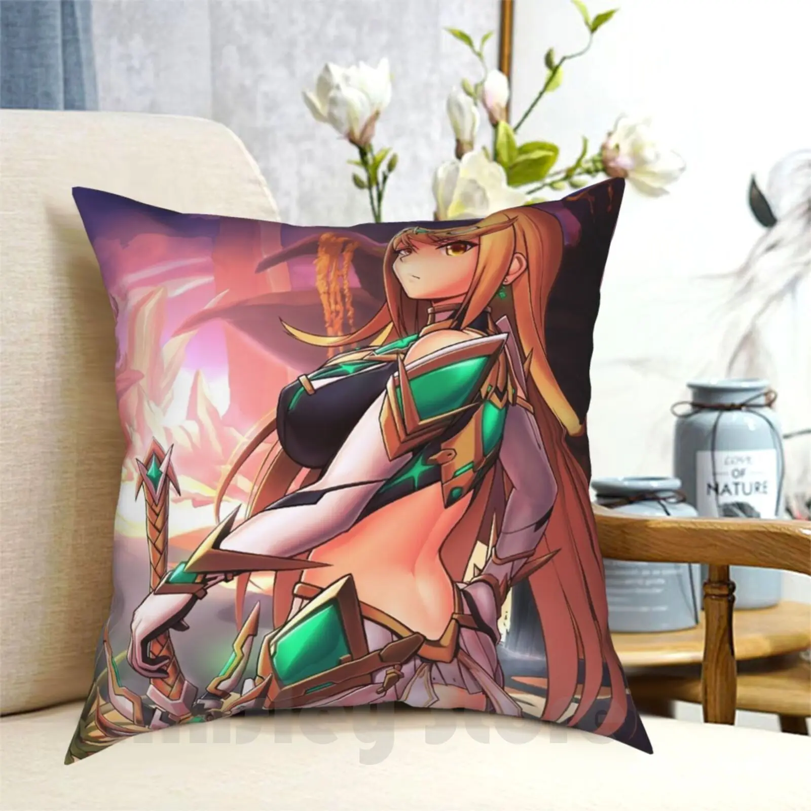 Federa Per Cuscino Diavolo Tramonto Stampato Casa Morbida Fodera Per Cuscino Fai Da Te Mitra Hikari Xenoblade Cronache Xenoblade 2 Torna Sunset