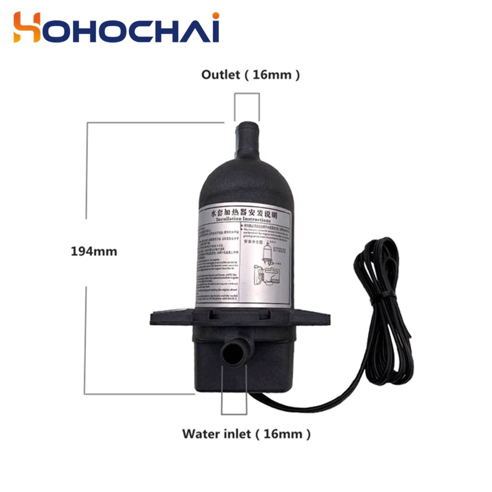 Auto-circulação gerador diesel aquecedor de água 120v