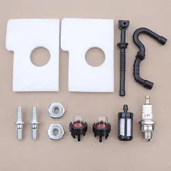 Kit d'écrous de barre de filtre à Air et carburant Stihl, pour tronçonneuse MS170, MS180, 017, 018, 1123, 664, 2400, 0000, 955, 0801 w, bougie d'amortissement 