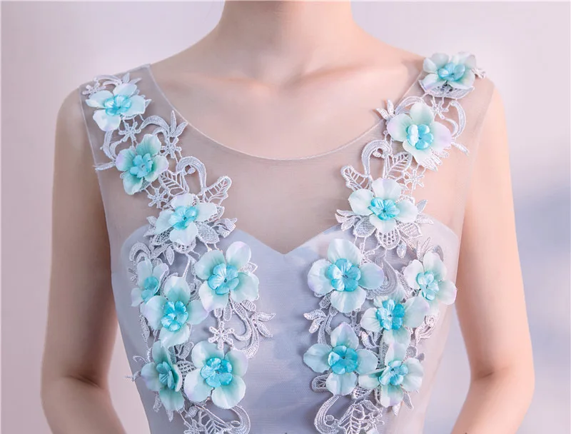 Элегантное синее Пышное Платье с жемчужинами и рукавами Vestidos De 15 Anos Платья вечерние бальные платья для девочек 16 платья Robe De Bal