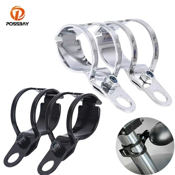 

POSSBAY Universal Motorcycle Rear Front Turn Signal Light Relocater Holder Mount Bracket for Harley Bobber Cafe Racer Brackets