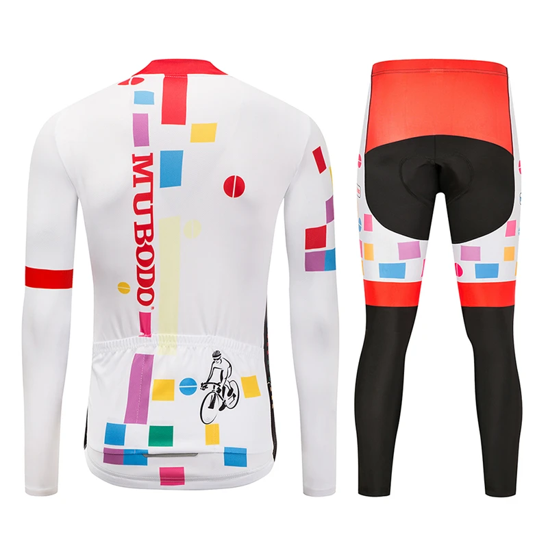 

2019 New REVIVAL Brand Spring Autumn Long Cycling Jersey Long Sleeve Jerseys Cycling Bib Pants Set Bike Bicycle Cycling Clothes