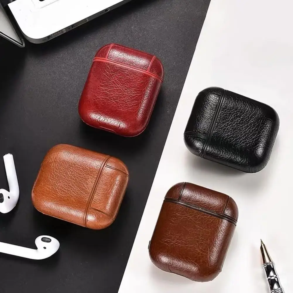 Чехол для AirPods 1/2 Роскошный чехол наушников Apple Airpods 2 Мягкий защитный из