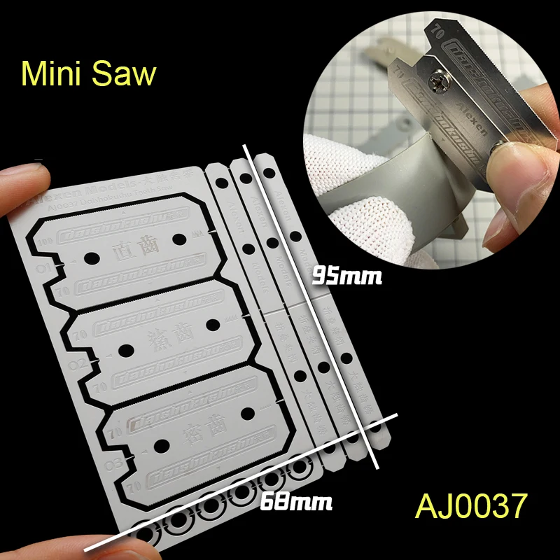 AJ0037 Mini Metal Etching saw for Building Model Cut Plate Separation 95x68mm model tools model building parts