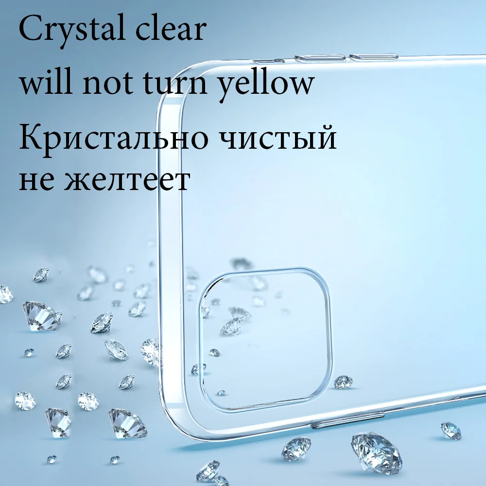 Transparent Silicone Phone Case - Soft TPU Back Cover