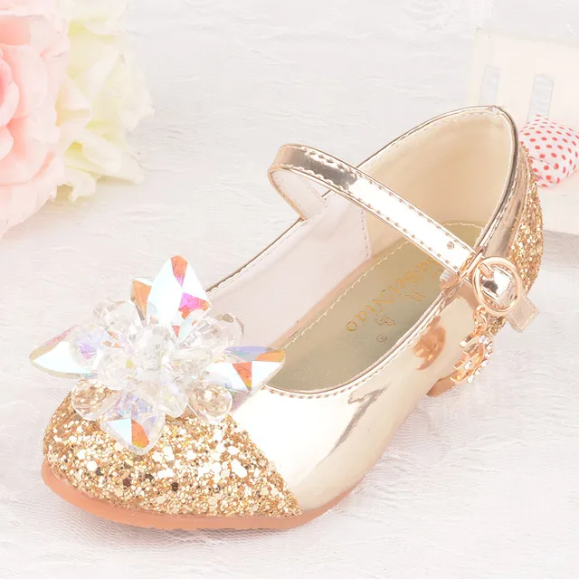 Cinderella Crystal Shoes Children Highheeled Shoes Cinderella Crystal Shoes Children Highheeled Shoes