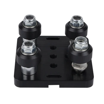 

3D Printer / Cnc Accessories Engraving Machine Mini Wheel Kit Openbuilds Mini V Wheel Construction Board (Black)