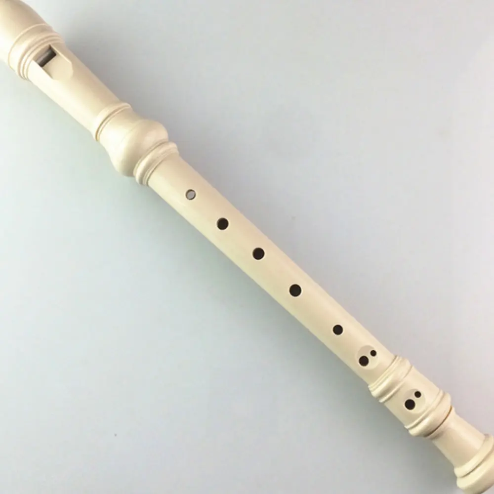  Interesting Children Teaching A Soprano Flute Clarinet Self Taught Play Student White Resin Treble  - 4000367297459