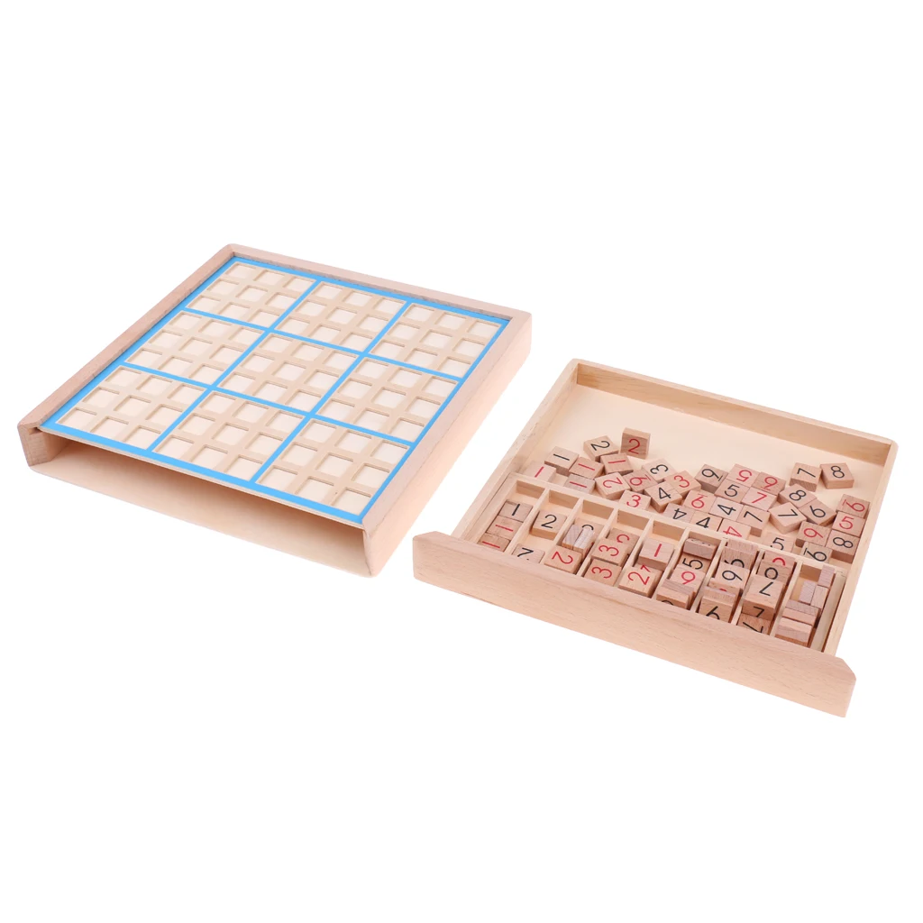 Количество паззлов шахматы настольная игра Sudoku математические блоки игрушки детские развивающие