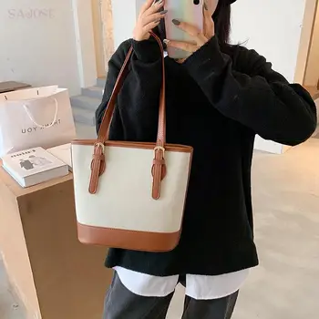 

Women Famale Crossbody Girl Bags Lady High capacity Handbags Girl Patchwork Designer Pu Leather Bag Shoulder Handbag For Women