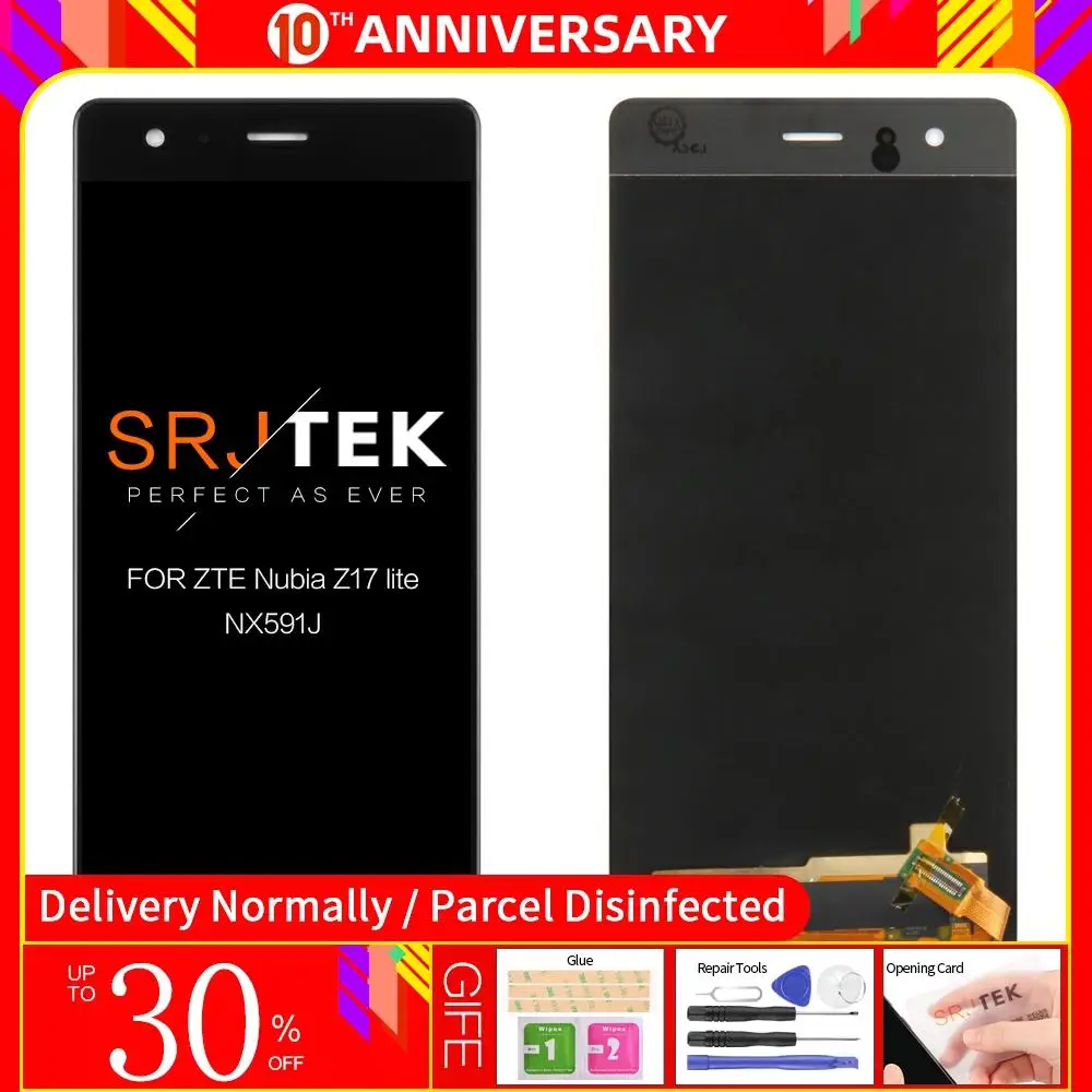 Новый оригинальный ЖК дисплей для ZTE Nubia Z17 lite nx591J сенсорный экран дигитайзер