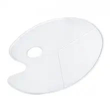 Простая стильная цветовая палитра овальной формы пигментная доска для рисования инструмент для рисования r20