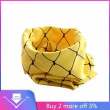 Осенне-зимний теплый воротник Детский шарф для мальчиков и девочек хлопковые шарфы с круглым вырезом для детей от 2 до 12 лет