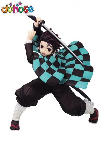 Demon Slayer Kimetsu no Yaiba фигурка Ichibansho Nezuko Kamado Ichibansho Tanjiro фигурка модель игрушки для детей - Цвет: Green NO Retail Box