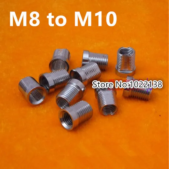 10PCSM8TOM10ChromeM8innerteethouterteethturnM10connector