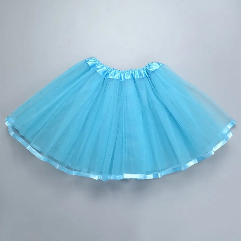 

2020 new year Sweet Girls Tutu Skirts Baby Girls Fluffy Pettiskirts Skirt Princess Girl Ball Gown skirt Dance Wear Party blue