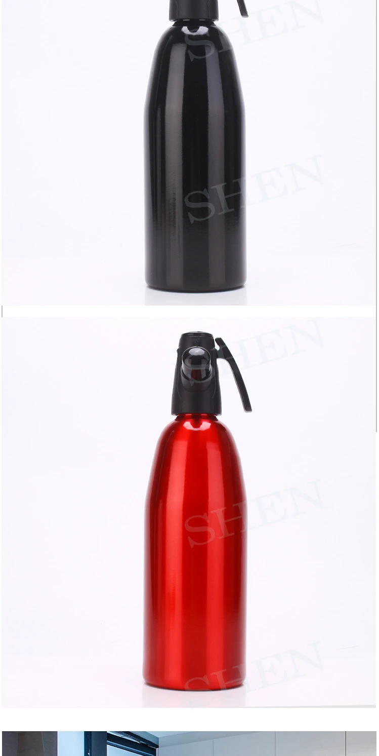 Manual 1L Soda Maker CO2 Dispenser WATER Bubble Generator Cool Drink