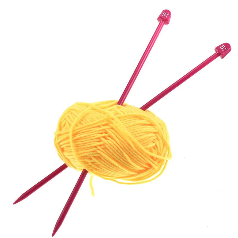 20 шт спицы для начинающих и профессиональных свитеров вязальные крючки набор(10 размеров от 2,0 до 6,5 мм) DIY Вязание инструмент