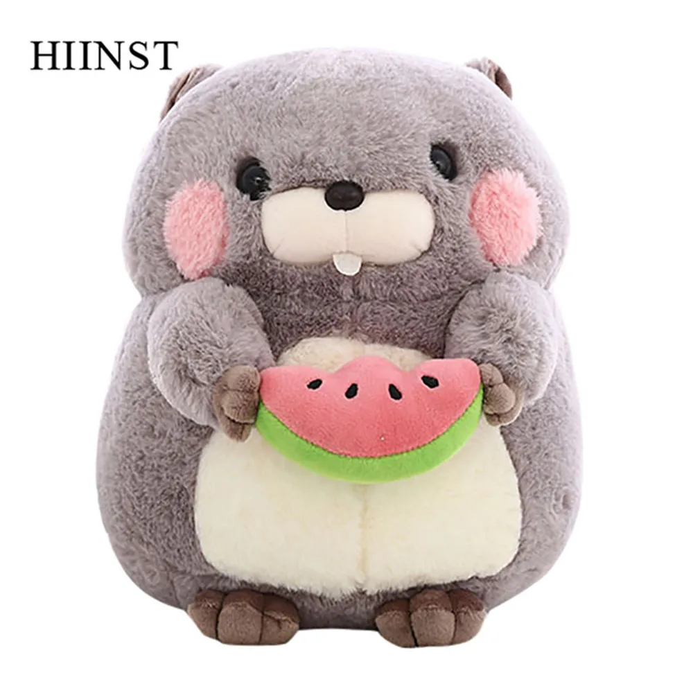 HIINST 25 см, плюшевые игрушки, каваи, сурок, дровчак, милые чучело, кукла, игрушки, хлопок, кукла для детей, из мультфильма из мягкого плюша, игрушки