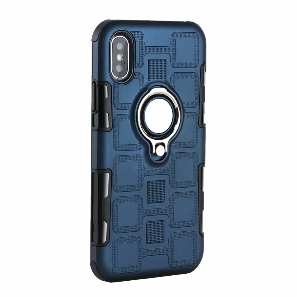 

New Luxury Metal Ring Phone Case On The For iphone 11 Pro MAX Shockproof Case Cover For iphone XS MAX XR X 6 7 8plus phone cases