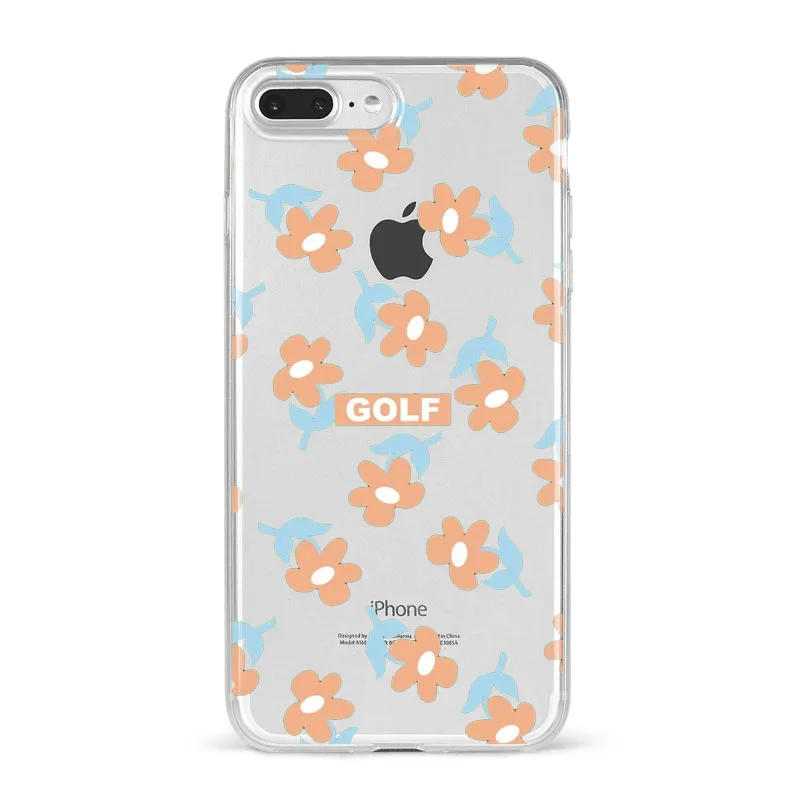 GOLF Tyler IGOR The Creator OFWGKTA странное будущее принадлежности для гольфа зеленые мягкие ТПУ чехлы для телефонов iPhone 5S 6S Plus 7 8 Plus XS MAX XR 11 - Цвет: TPU