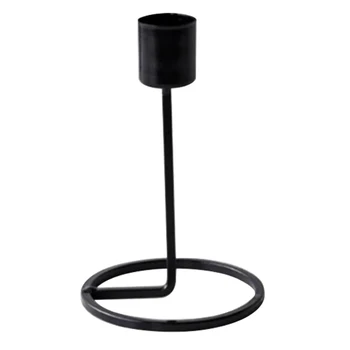 

Romantic Bar Home Decor European Style Dinner Iron Art Table Wedding Gift Restaurant Candle Holder Metal Candlestick Birthday