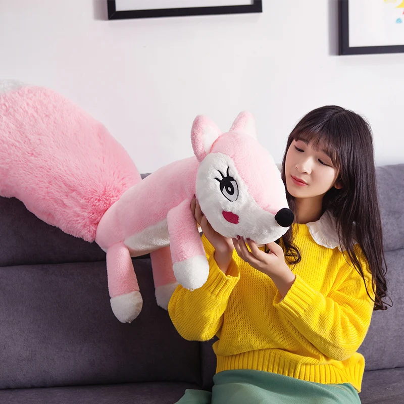 160 см Новое поступление милые мягкие длинный хвост лиса Kawaii друзья плюшевые куклы детские игрушки