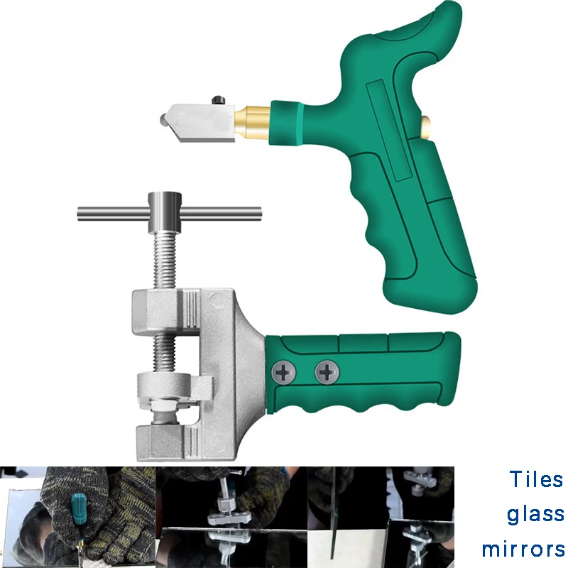 Professional Glass Cutter High-Strength Tiles Cutter Set Handheld Portable Home Tile Cutter Diamond Cutting Hand Tools