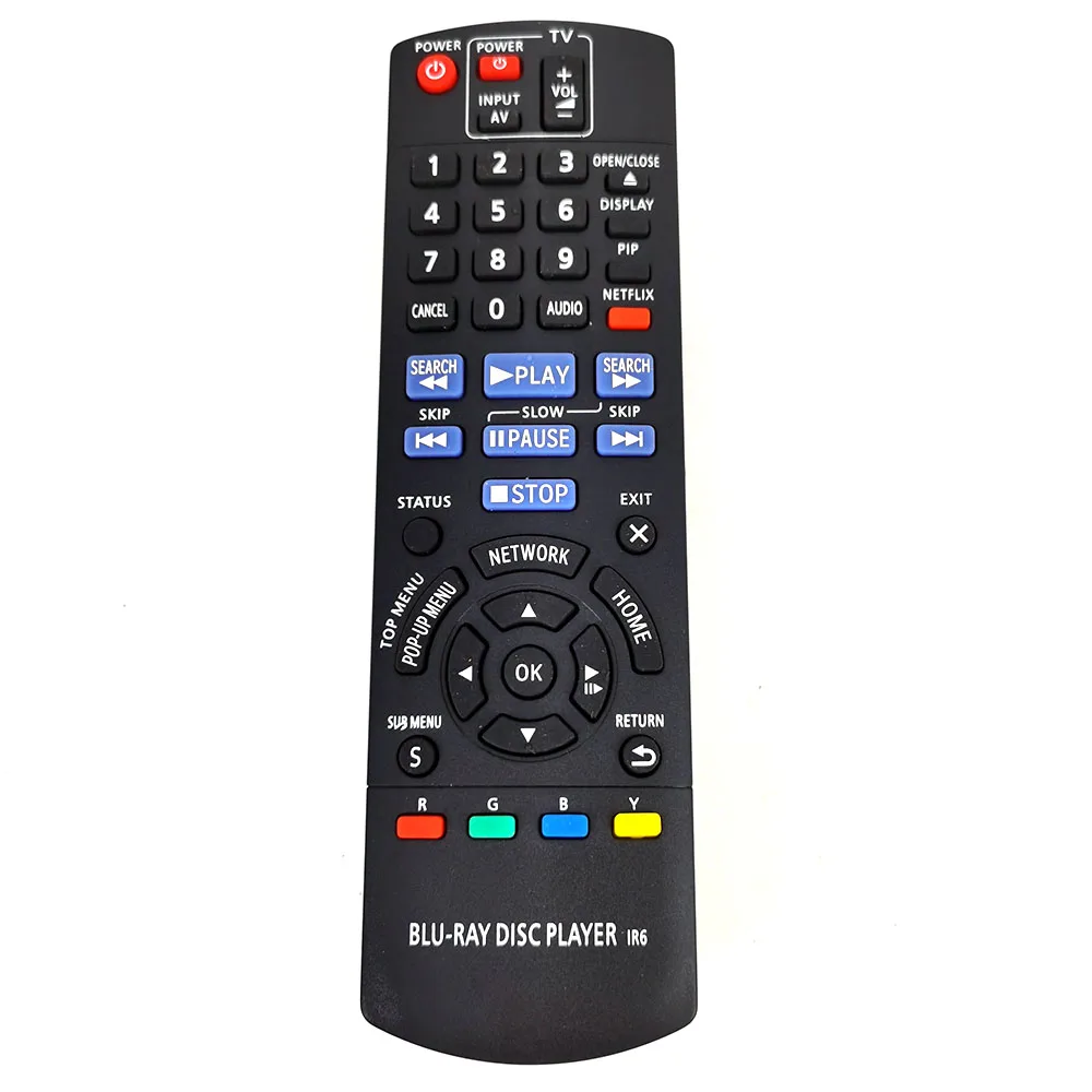 

New Replacement N2QAYB000575 For Panasonic Blu-Ray DISC Player Remote Control DMP-BD75 DMP-BD755 Fernbedienung