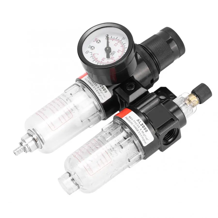 Valvula neumatico G1/4in AFC2000 масляный сепаратор воды воздушный компрессор фильтр регулятор воды ловушка фитинги пневматические