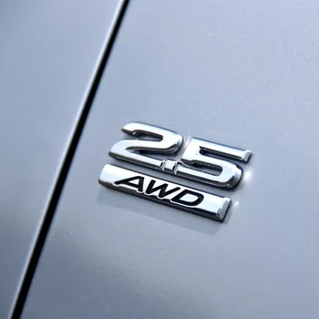 

Car 3D Metal Sticker AWD Logo 2.5 Engine Displacement Four-wheel Drive Badge Decoration Decals for Mazda Modification CX-4-5-7-9