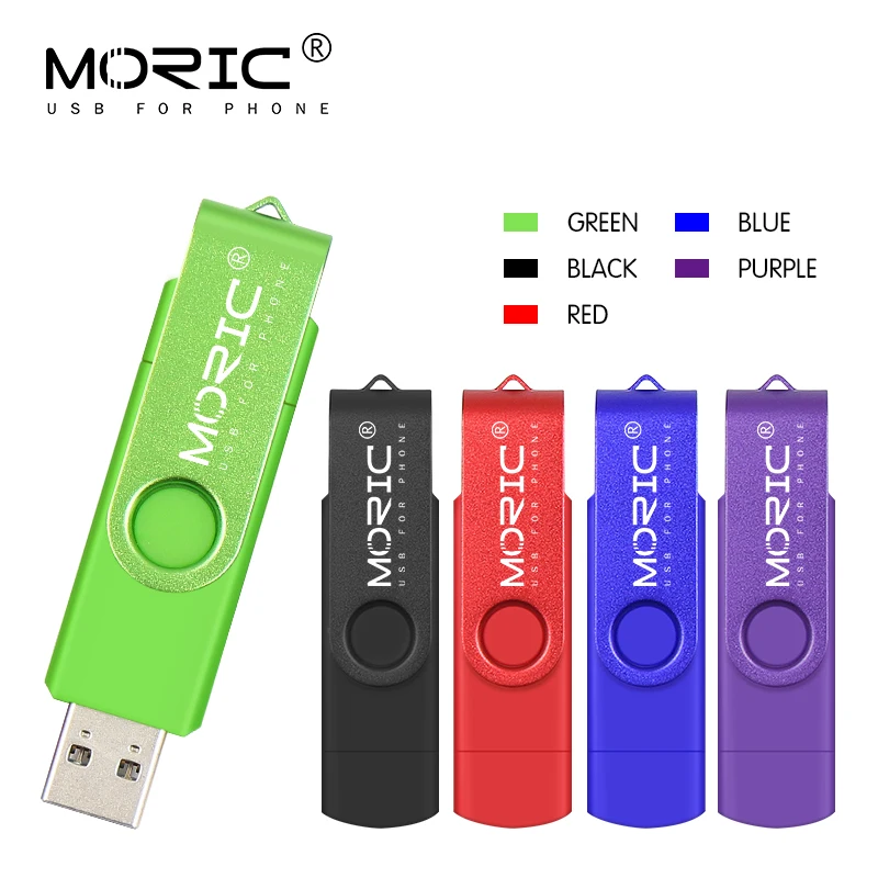 Многофункциональный флеш накопитель Moric USB 64 Гб cle usb 32 ГБ 16 8 4 otg 2 0 для android/ПК|USB