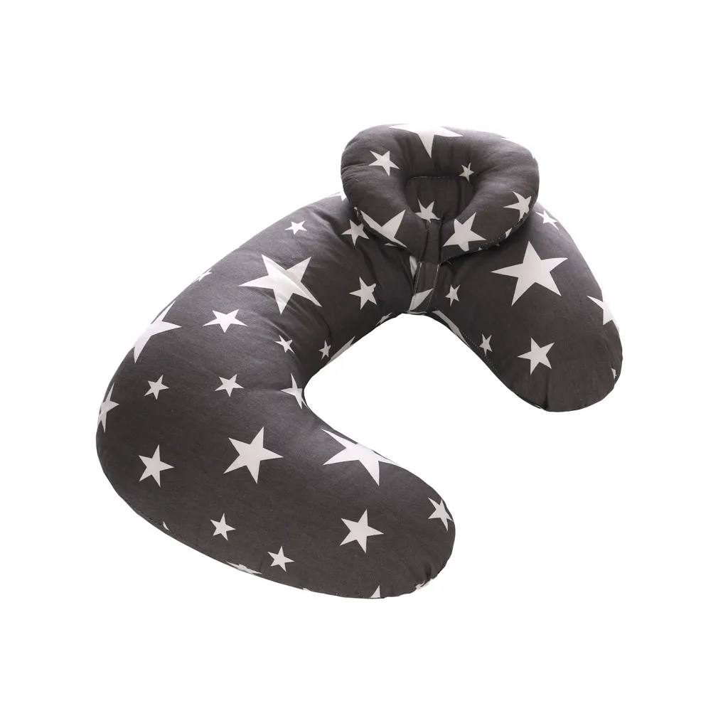 Enfermagem do Bebê Capa de Enfermagem Almofadas em Forma de u Recém-nascido Amamentação Travesseiro Slipcover Protector Removível Elástico 5 Travesseiro