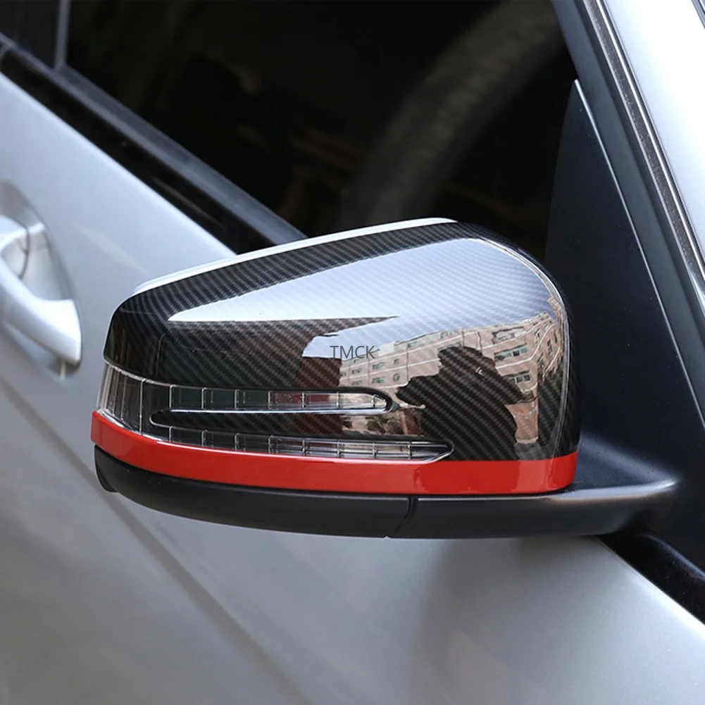 Car Accessories Side Rearview Mirror Cap Cover Trim Sticker For Mercedes Benz A B C E S CLA GLK GLA CLS W176 W204 W212 W221 W218