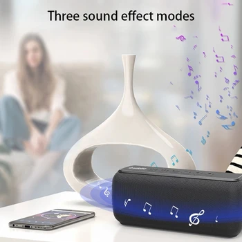

60W anti-drop Bluetooth Speaker Waterproof portable column bass speaker subwoofer super bass USB/TF card music center sound bar