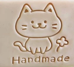 size 4cm Натуральное мыло ручной работы акриловое уплотнение Мини DIY натуральная Органическая стеклянная печать - Цвет: size 4cm