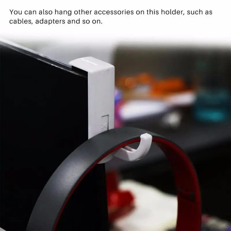 Portable Headphones Stand Universal Headphone Headset Hanger Wall-mount Hook PC Monitor Earphone Stand Rack Holder Accessories
