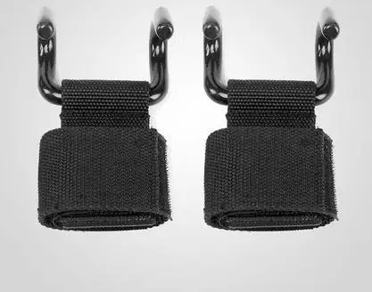 Гантели штанги горизонтальный бар подбородок Deadlift Reflexed plus хлопок Bracer Тяжелая атлетика Booster Hose Grip Hook 1-Pack