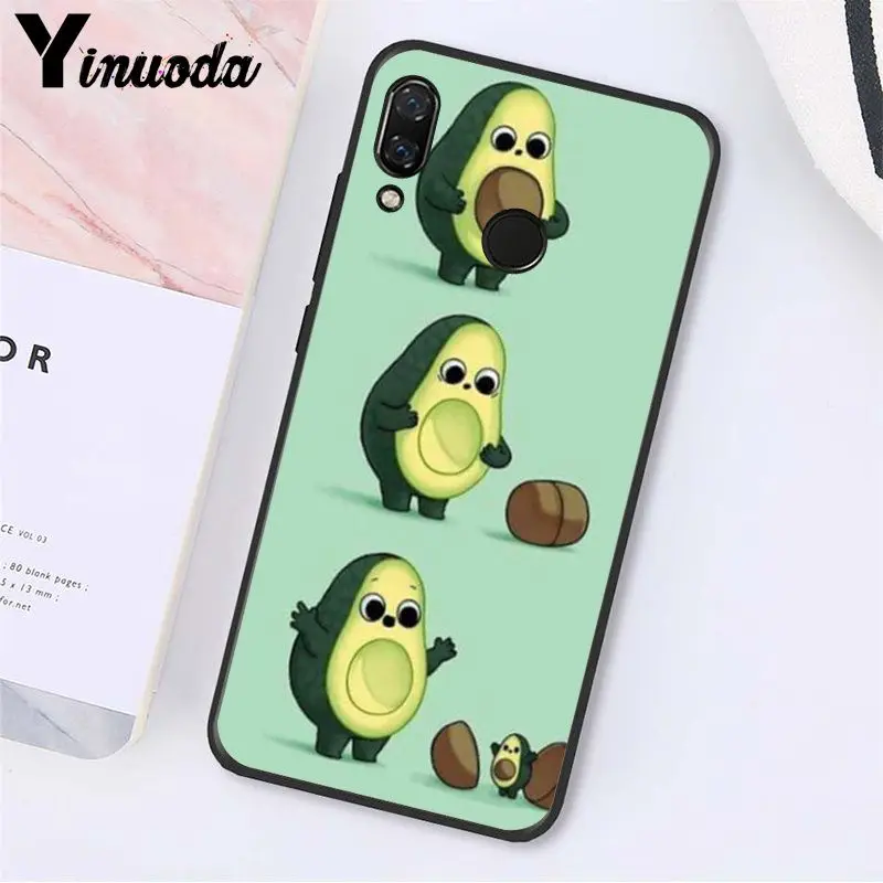 Yinuoda авокадо эстетический Gteen фрукты еда чехол для телефона для Xiaomi Redmi Note 7 5 4 Redmi 5plus 6A Note8 4X Note8Pro - Цвет: A3