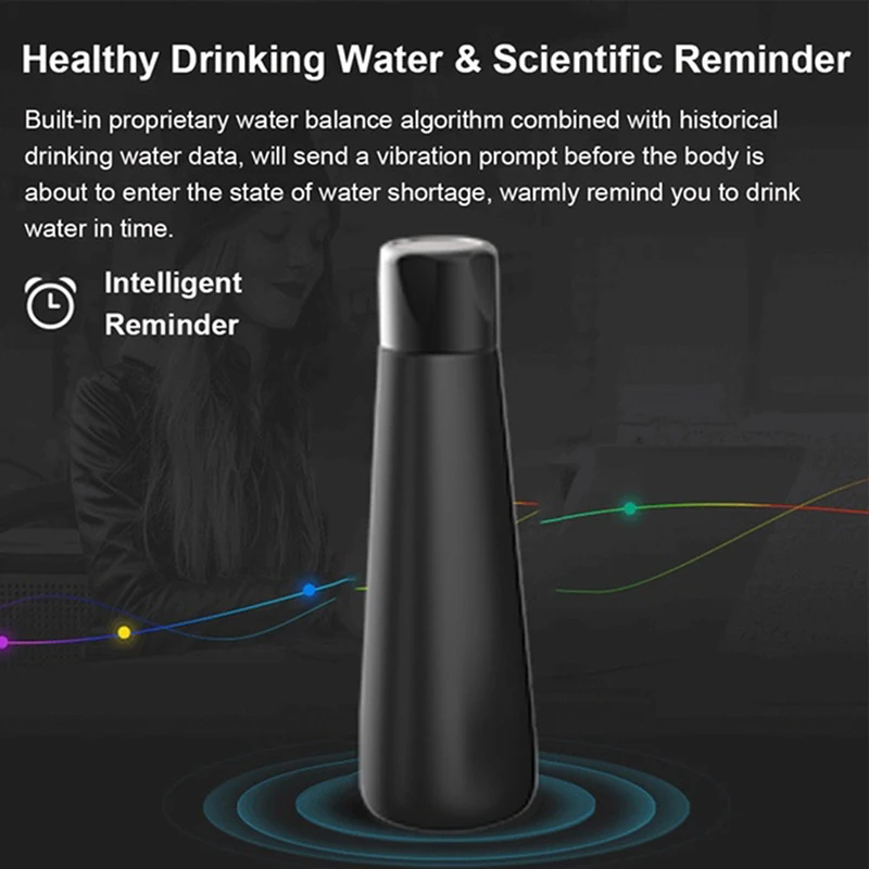 ABSS-400Ml чашка для воды из нержавеющей стали «Умная» бутылка напоминание питьевой ЖК-экран