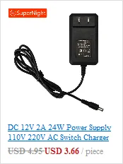 AC 110V 220V к DC 12V 2.5A 30W переключатель питания адаптер IP67 Водонепроницаемый преобразователь трансформатор для светодиодной ленты камеры безопасности