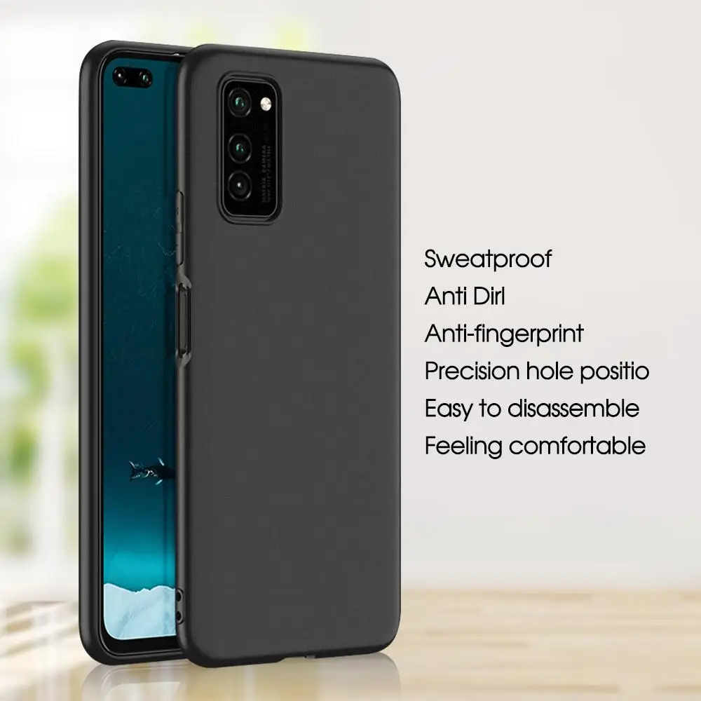 Ultra Thin Soft TPU Case For Honor 9A 30S V30 Pro Silicone Matte Shockproof Cover For Huawei P40 Pro P40 Lite Nova 6 SE Covers