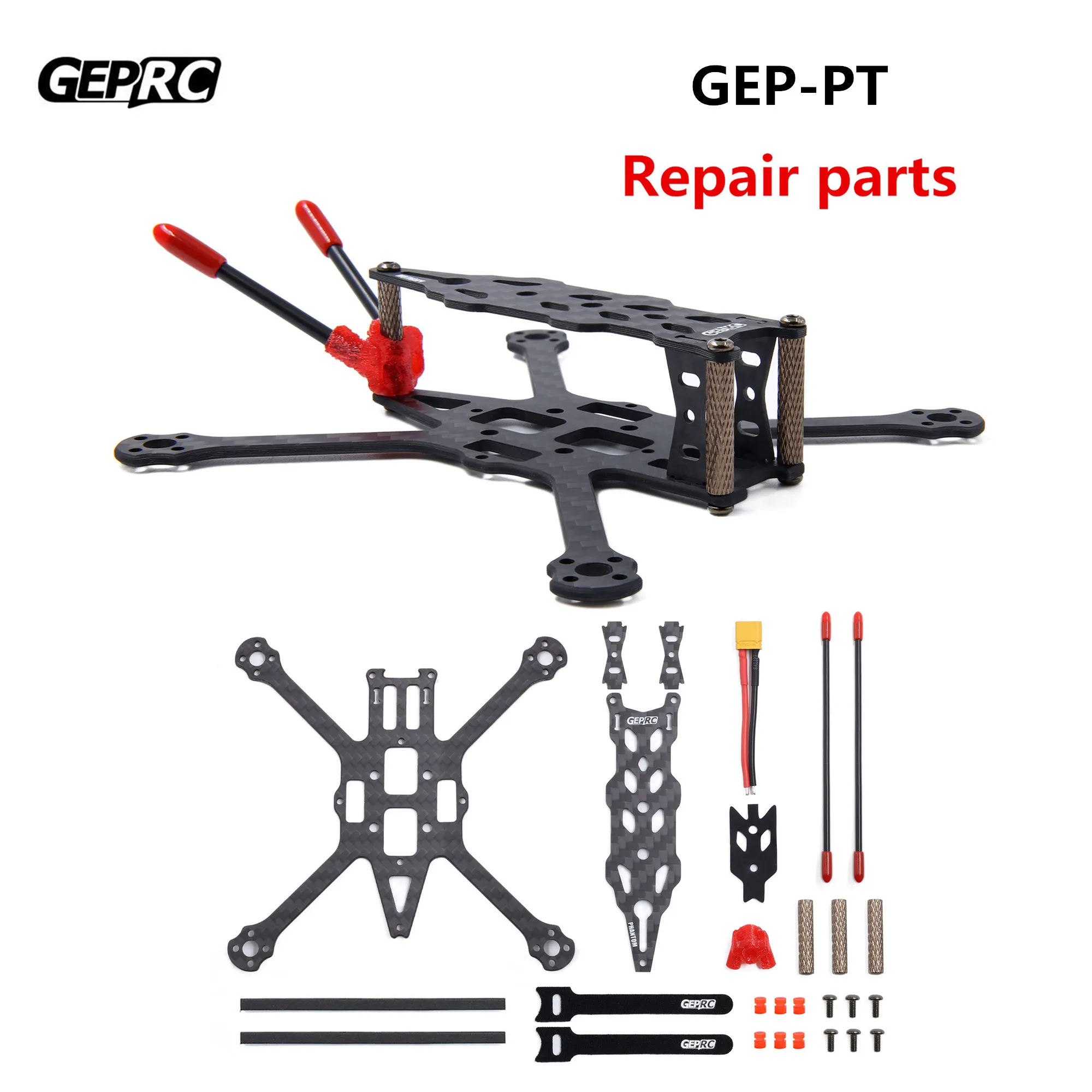 

GEPRC GEP-PT 2.5inch Carbon fiber Quadcopter Frame kit Repair Spare Parts Arm Screw Accessories