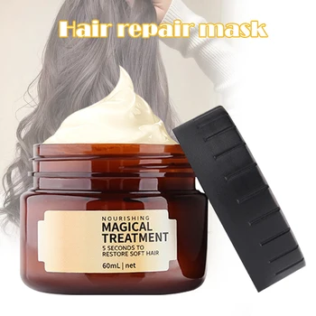 

Hot 60ml Hair Repair Mask for Damaged Hair Care Hair Filling Mask Keratin Cream Salon Essential Oil t6