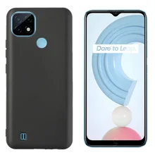 Para oppo realme c21 realmi c 21 21c caso transparente macio silicone caso de volta tpu capa para oppo realme c21 caso