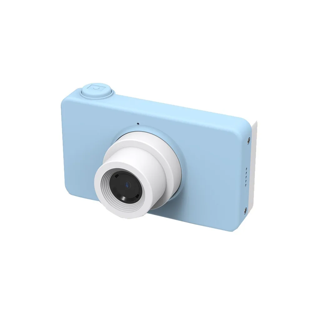 Детская камера HD детский фотоаппарат 2,0 дюймов цветной дисплей 8 мегапикселей 1080P видео вес 150 г для детей HD дисплей 4x цифровой зум - Цвет: Blue